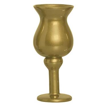 Imagem de Vaso Taça Pequeno Ceramicas Pegorin Bronze Pequeno
