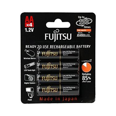 Imagem de 4 Pilhas AA Recarregáveis 500x da Fujitsu Premium (= Eneloop Pro) com 2550 mAh