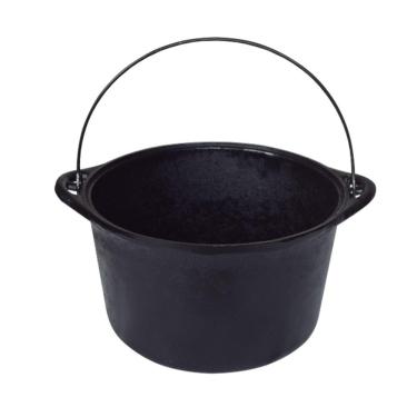 Imagem de Panela Ferro Fundido Caldeirão Antigo Sem Tampa n° 20 3L