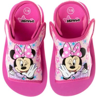 Imagem de Disney Girls' Minnie Mouse Sandals - Adjustable Strap Summer Sports Sandals (Toddler/Little Kid)