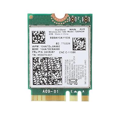 Imagem de Para 7260AC 7260NGW WiFi Card, Dual Band 2.4G/5G 802.11ac Wireless Network Card for Thinkpad T440 T440P T440S T540P X240 X240S W540 L440 L540, Etc