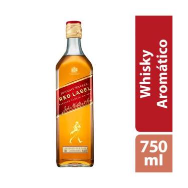 Imagem de Whisky Escocês Blended Johnnie Walker Red Label Garrafa 750ml