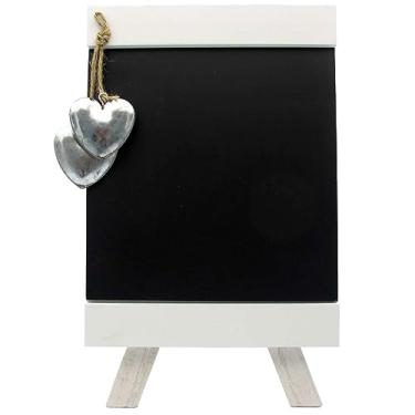 Imagem de Mini Cavalete Quadro Negro Lousa Giz Rústico