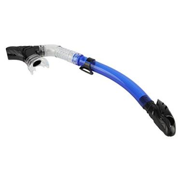 Imagem de QANYEGN Snorkel De Natação, Conjunto De Snorkel Seco, Equipamento De Mergulho Profissional Para Mergulho Livre, Natação De Mergulho Livre(azul escuro)