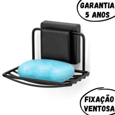 Imagem de Saboneteira Parede Ventosa Porta Sabonete Para Banheiro Box - Arthi