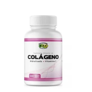 Imagem de Colageno Hidrolisado Com Vitamina C 120 Caps - Natuforme