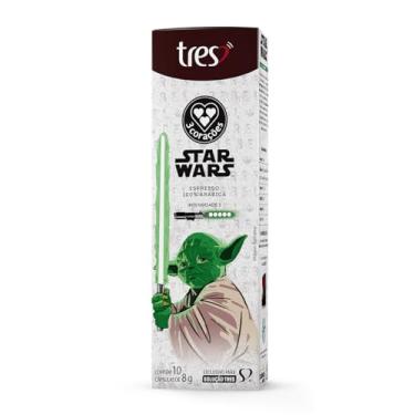 Imagem de 3 Corações Cápsula Café Espresso Star Wars Mestre Yoda TRES - 10 unid