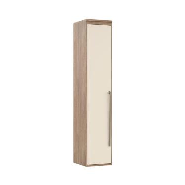 Imagem de Módulo 45cm 1 Porta com Prateleiras Belmax Carvalho/Off White