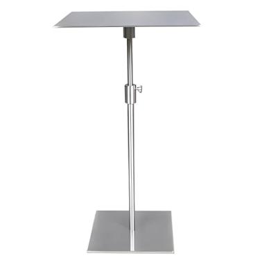 Imagem de Mesa Lateral Elevatória De Metal, Mesa Final Para Espaços Pequenos, Mesa Lateral Estreita Com Processo De Pintura Metálica Para Sala De Estar E Quarto (Color : Silver, Size : STYLE 4)