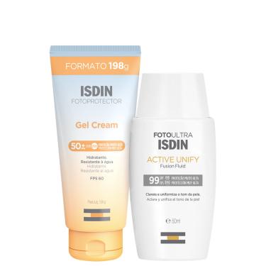 Imagem de Kit ISDIN Foto Ultra Active Unify + Fotoprotector Gel Cream (2 Produtos)