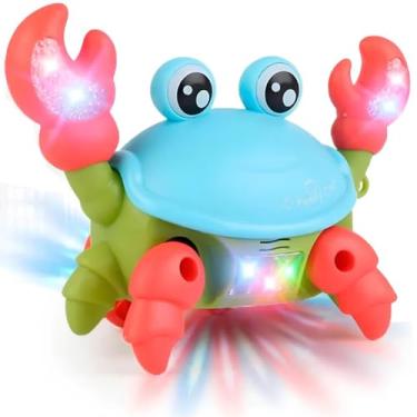 Imagem de Brinquedo Caranguejo siri Fujão Dançante com Led e musica