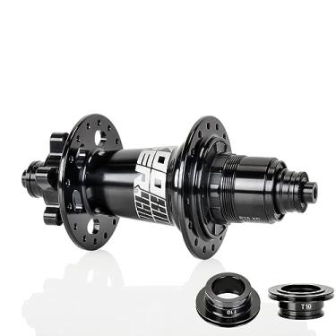 Imagem de Enjcyling Cubo traseiro XM490 PRO MTB, 32 furos/som de 72 cliques / 6 patinhas/alumínio completo/rolamento/freio a disco/unidade MS microspline, compatível com Shimano 12 velocidades
