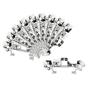 Imagem de 10Pcs Flexible Controller Membrane Conductive Film Replacement Handle Keypad Repair Pads Compatible with PS5 BDM-030 Compatible with V3 DualSense Controller Set