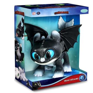 Imagem de Boneco Articulado Filhote do Banguela de Como Treinar seu Dragão Dawn Dusk ou Eclipse - 1 Unidade (Dusk)