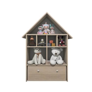 Imagem de Casinha Organizadora de Brinquedos Infantil 100% MDF PlanCasa