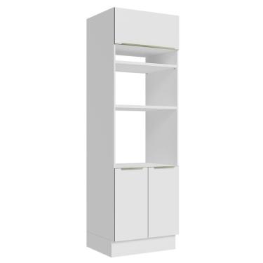 Imagem de Torre Quente 70 Cm 3 Portas Branco/Branco Veludo