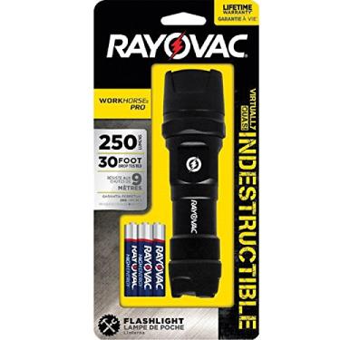 Imagem de Rayovac DIY3AAABC Lanterna LED praticamente indestrutível, 3 AAA, preta