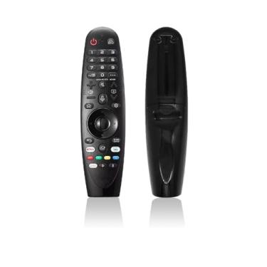 Imagem de JISOWA Controle remoto universal Voice Magic para LG C9 B9 W8 E8 SM86 SM95 UM71 UM80 SK8000 SK9500 UK6500 UK7700 NANO81 CX GX PUA Series Smart TV MR19BA AGF80220501 AGF7701 92988 Substituição 01