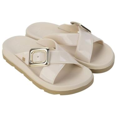 Imagem de Tamanco Feminino Zaxy Match Tiras Off-white 36