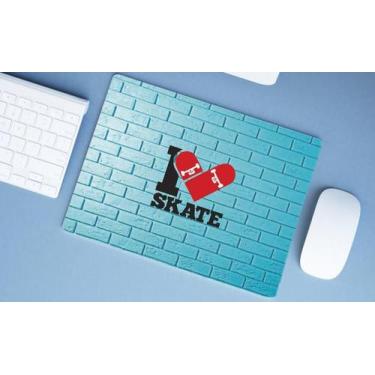 Imagem de Mouse Pad Emborrachado Personalizado Grande Skate SK8 Skateboarding - 