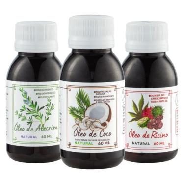 Imagem de Terapia Capilar Óleo Capilar De Coco + Óleo De Rícino + Óleo De Alecri
