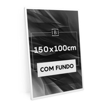 Imagem de Moldura 150x100 Cm C/ Fundo Quadro Foto Retrato Mdf Emoldurar Painel Q
