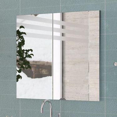 Imagem de Espelho Decorativo 54 X 59,6 Cm Bn3638 - Tecno Mobili, Branco, Moderno