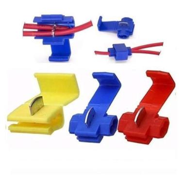 Imagem de 200 Conector Elétrico Derivação Emenda Cabo Fios 0,5 A 6Mm - Decorarma