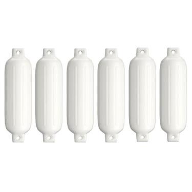 Imagem de Defensa Inflável Em Pvc Branca G4 16,5 X 58,5cm Barco Kit 6 - Noster N