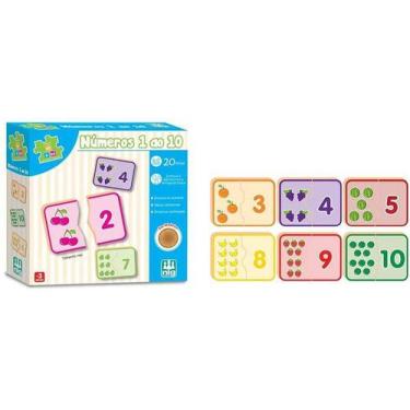 Imagem de Brinquedo Educativo Be A Bá, Números 1 Ao 10, Nig 0415