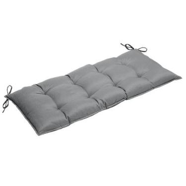 Imagem de Almofada Assento Para Banco Futton 110x45cm - Cinza - FASTLAR