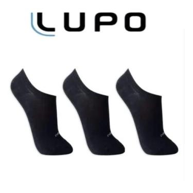 Imagem de Kit 3 Meias Lupo Sport Sem Cano Ref 3270, 3 preto, 41/44