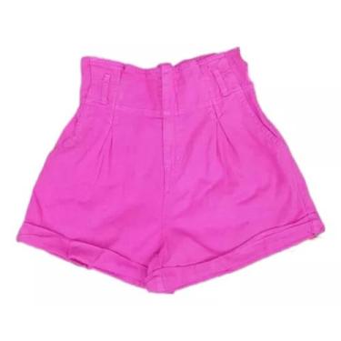 Imagem de WWZ FASHION Short Feminino Jeans Detalhe em Elástico na Cintura 9004, 