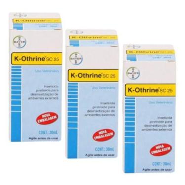 Imagem de Kit 3 Inseticida K-othrine Sc 25 30ml Contra Formiga Barata - Bayer