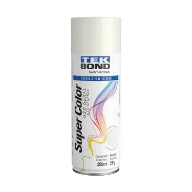 Imagem de Tinta spray branco fosco 350ml tek bond, Branco Fosco