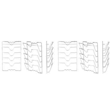 Imagem de Organizador de Tampa de Panela para Porta de Armário, Rack de Armazenamento de Armário de Cozinha Montado na Parede, Rack de Tampa de Panela de Ferro, Placas de Corte de Rack