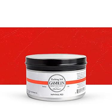 Imagem de Gamblin : Tinta de gravura: 454 g: vermelho Napthol