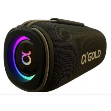 Imagem de Caixa De Som 60w Grave Alta Potencia Sem Fio Portátil Bass - a'gold