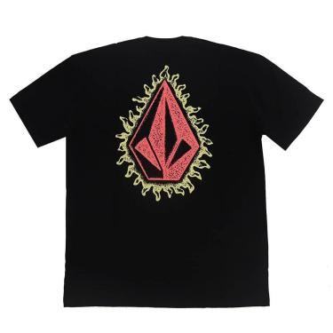 Imagem de Camiseta Volcom Feminino Flame - Preto-Feminino