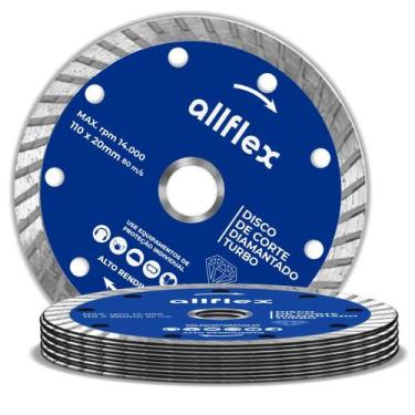 Imagem de Kit 10 Discos Diamantado allflex Turbo 110MMx20MM