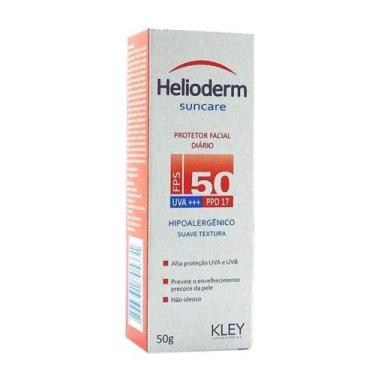 Imagem de Helioderm Suncare Facial c/ Base FPS 50 50g - Kley Hertz