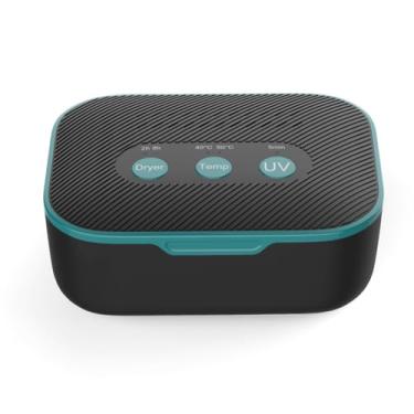 Imagem de Secador de aparelho auditivo, secador de aparelho auditivo U-VC, secador de ouvido multifuncional, ideal para aparelhos auditivos, fones de ouvido, dentaduras, joias - Opções de temporizador de 2/8