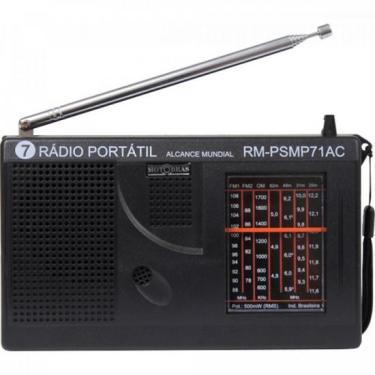 Imagem de Radio Portil RM-PSMP71AC Preto Motobras
