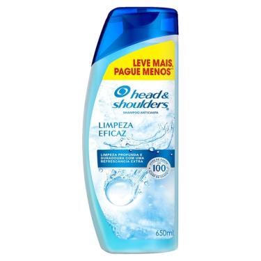 Imagem de Shampoo Head&Shoulders Limpeza Eficaz Leve Mais Por Menos 650ml