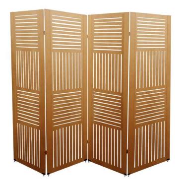 Imagem de Biombo RJ 4 Folhas c/ 08 Pezinhos - ComercialMasul