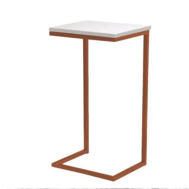 Imagem de Aparador Médio Base Bronze 70cm x 32cm - Trendy, Bronze Branco