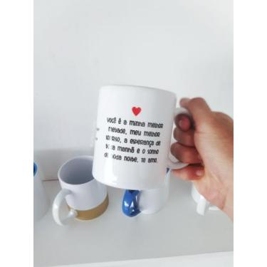Imagem de Caneca personalizada com frase "Te amo" - Sublime