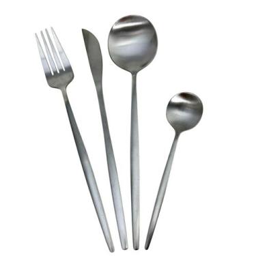 Imagem de Faqueiro Aço Inox Prata 32 Peças Ópera Lyor Mesa Posta