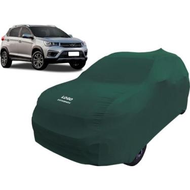 Imagem de Capa De Tecido Para Proteção Carro Chery Tiggo 2 Luxo - Mz, Verde