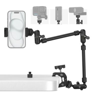 Imagem de Magic Arm SMALLRIG 22 com braçadeira, suporte suspenso para telefone e